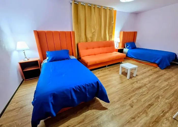 Naranja Moderna 3 Huespedes Cocina Equipada, Wi-fi Rapido Y Excelente Ubicacion Centrica Holiday home Mexico City